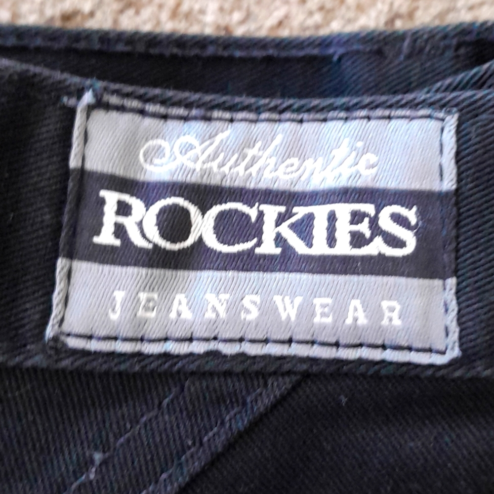 ROCKIES Ladies Vintage Black Denim Jeans